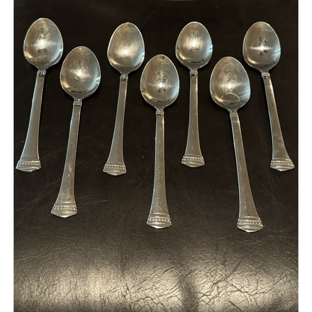 Towle Beaded Classique Flatware Teaspoon (Set of 7) FW17